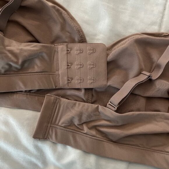 NWT SKIMS Bra Bralette 3X Umber Brown Unpadded No Underwire Lounge NEW Deal! - Picture 8 of 8